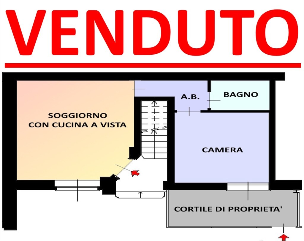 MM3 Dergano: Via Carnevali 14. Bilocale con cortile. Nuovo. Unità 2 - € 147.000