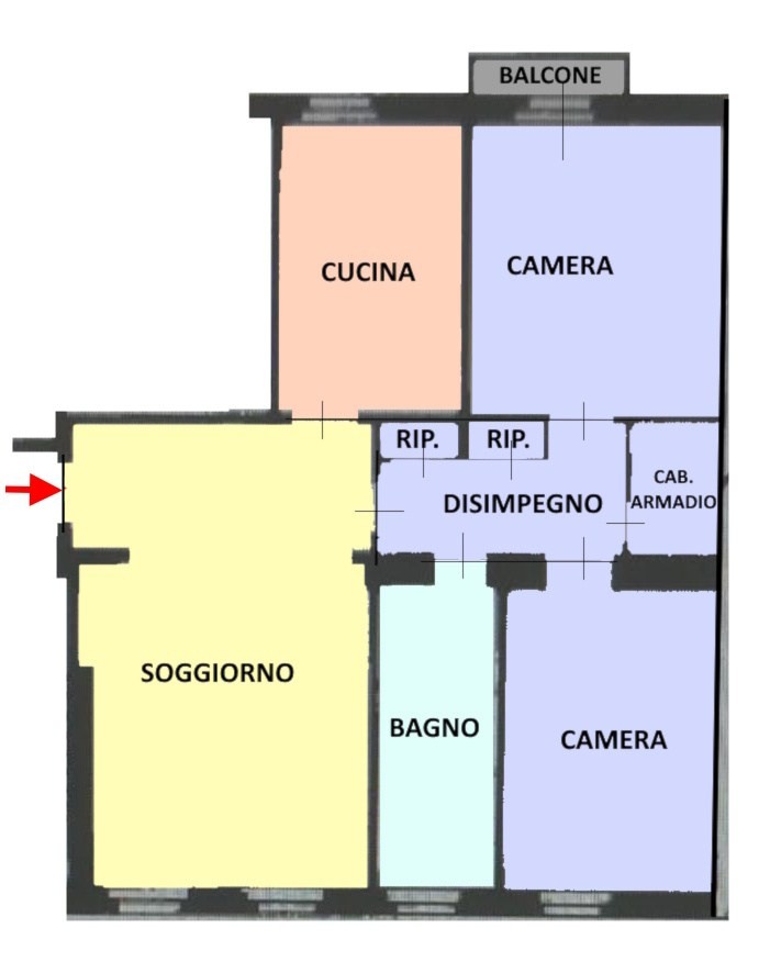 Piazza Firenze – Viale Certosa 25, Trilocale di ampia metratura da ristrutturare. € 550.000,00 - Per informazioni e/ appuntamenti: Milano Servizi Immobiliari srl - Tel. 02.688.08.11 r.a. - zorzini@milanoservizi.eu